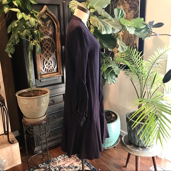 Gigi peplum geometric mutton sleeve duster cardi - Picture 5 of 8